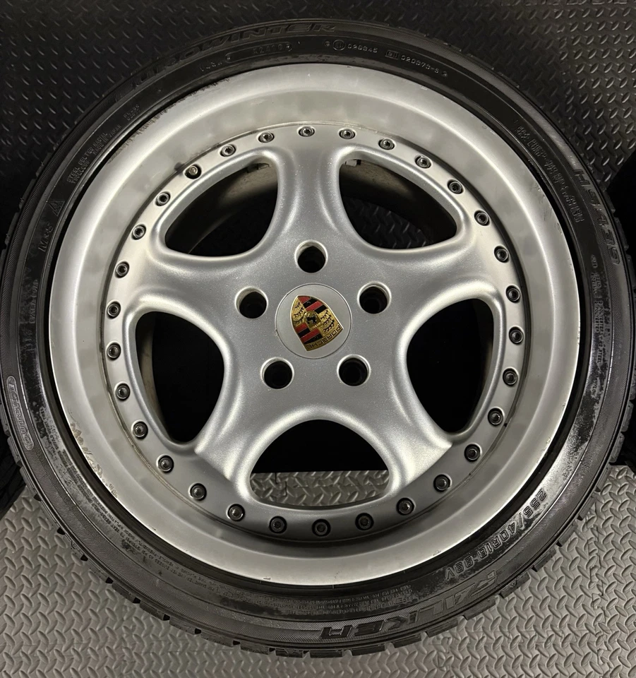RH Cup AL Wheels 8.5 + 10x18 Accessories Porsche 996 964 993 Turbo Rim Set - Image 4 of 4