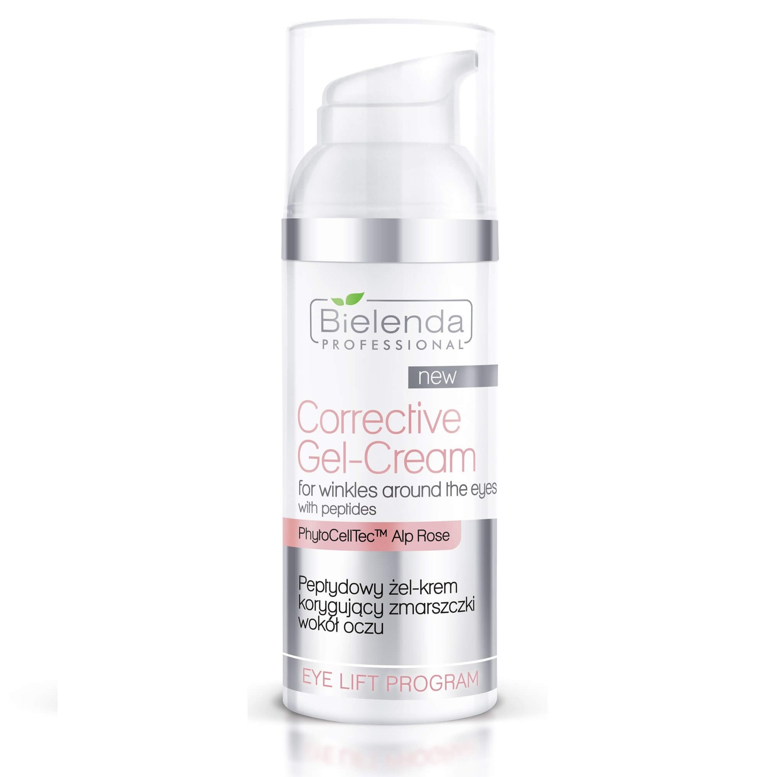 Bielenda Professional Corrective Eye Gel Cream 50ml Peptides for Wrinkles & Lift