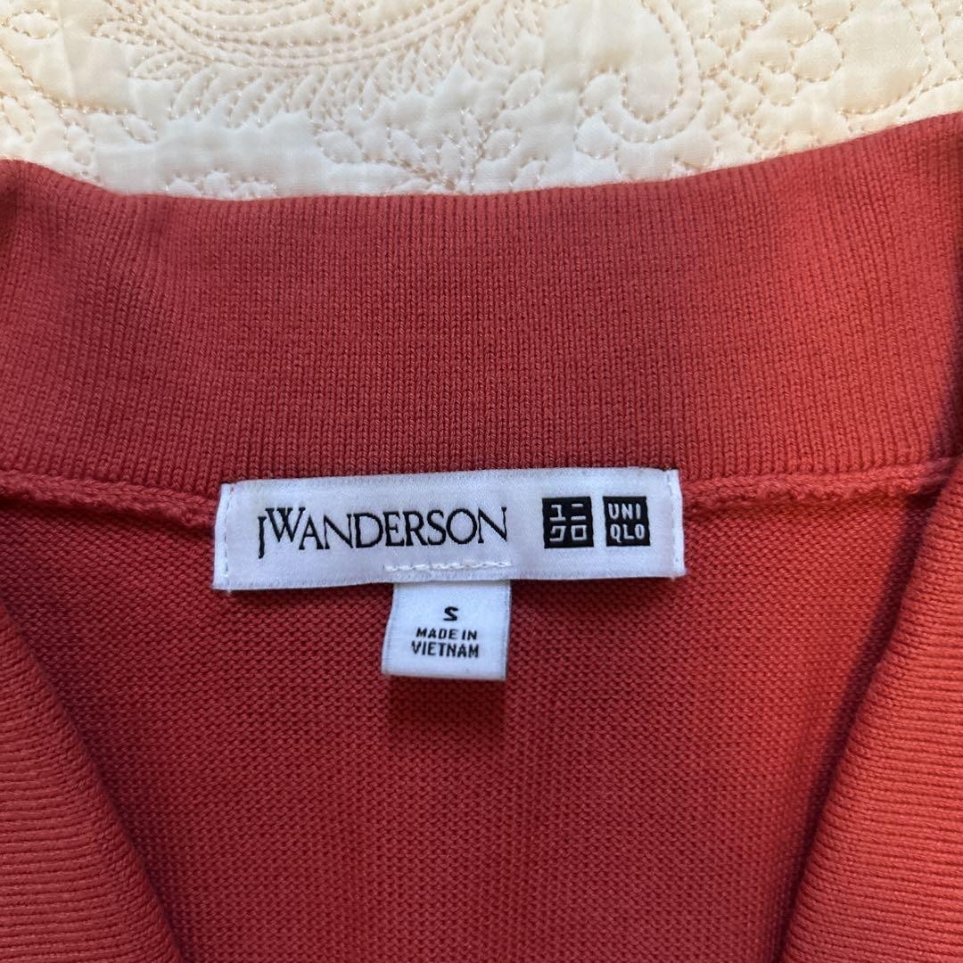 JW Anderson UNIQLO S V-neck Polo Shirt Men's Casual Top