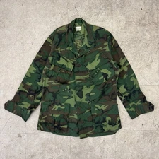 US Army ERDL Camo Jungle Jacket Small Short 1968 60s VTG Ripstop Vietnam NOS
