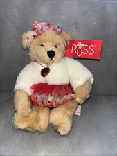 NWT Russ Berrie Tootsie the Valentine s Day Heart Teddy Bear Plush