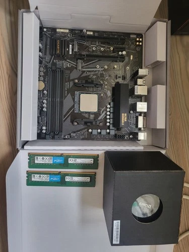 aufrüst kit bundle pc amd ryzen 5 3600x 2x8GB 4,4 GHz 6 Core Gigabyte B550M DS3H