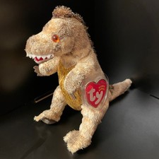 Ty Beanie Baby - TOOTHY the Tyrannosaurus Rex Dinosaur 6" MWMTs - Canadian Issue