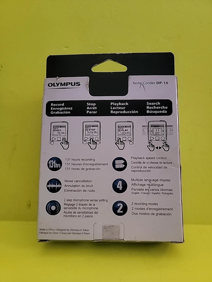New Olympus DP-10 Handheld Digital Voice Recorder - Image 2 of 4