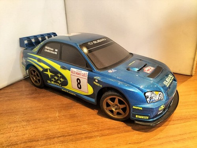 #ad Tamiya 1 10 Subaru Impreza RC Car Used Kit for Parts Junk Condition $114.65