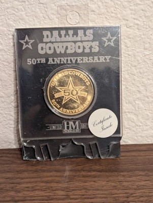 Limited Edition Dallas Cowboys 50th Anniversary Coin