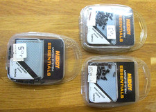 3 x Packs MIDDY MATCH SYSTEM MINI LEDGER STOPS, 18 Pieces per Pack. BLACK, NEW