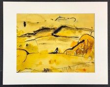 Helen Frankenthaler - Litografía firmada a mano - Listo para marco 11x14 mate