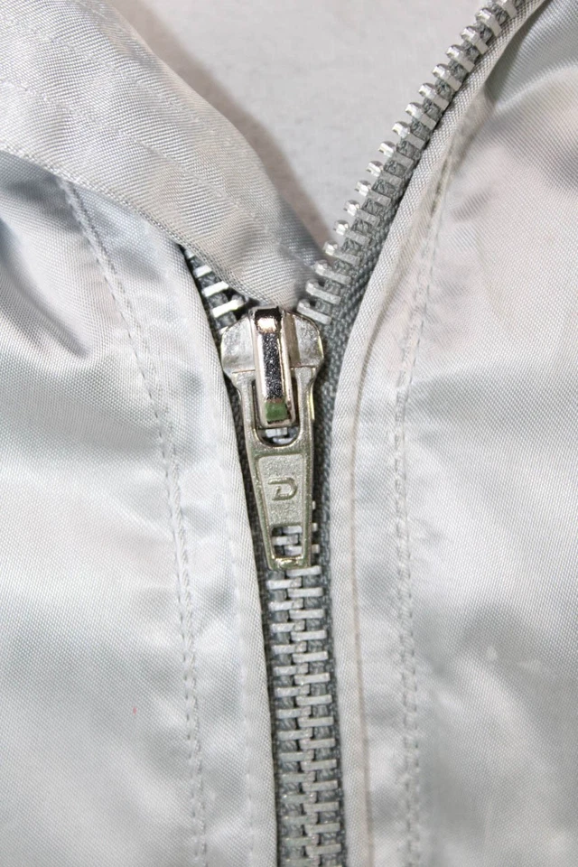 Блестящая куртка на молнии Ralph Lauren Black Label Textured High Neck Цвет серебристый Si - Изображение 4 из 4