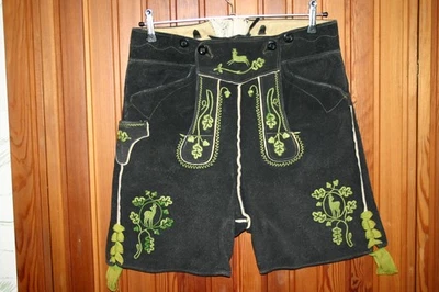 Schöne alte Trachtenlederhose kurz, wenig getragen - Bild 1 von 4