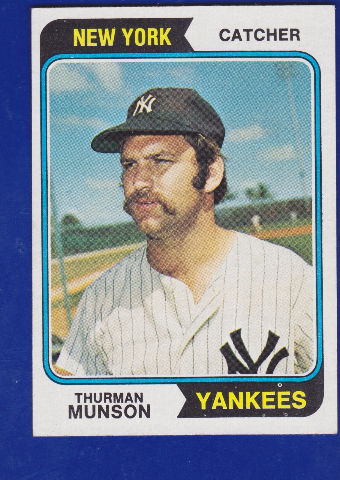 Low Start Bid 1974 Topps #340 THURMAN MUNSON New York Yankees