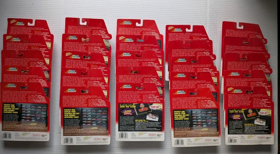 JOHNNY LIGHTNING WILLYS GASSERS Lot 25 Diecast Cars 1:64 New - Image 2 of 4