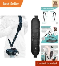 Complete Camera Strap Kit 32-44" – Padded, Adjustable with Essential Accessories