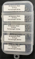 Wolverine Split Rings-Stainless Steel Assortment Kit