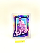 2021 Panini Donruss Baseball No LO8 Lucas Giolito Lights Out Holo Prizm Chicago