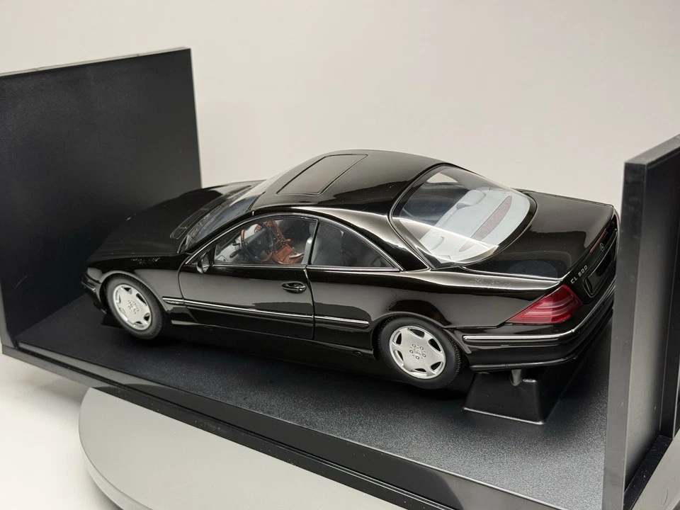 AUTOART 1/18 Mercedes bene cl600 nero (GTSPIRIT MINICHAMPS NZG OTTO SOLIDO NOREV - Immagine 2 di 4