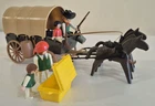 Vintage Playmobil #3278 Covered Wagon Pioneer Family (COMPLETE RARE)