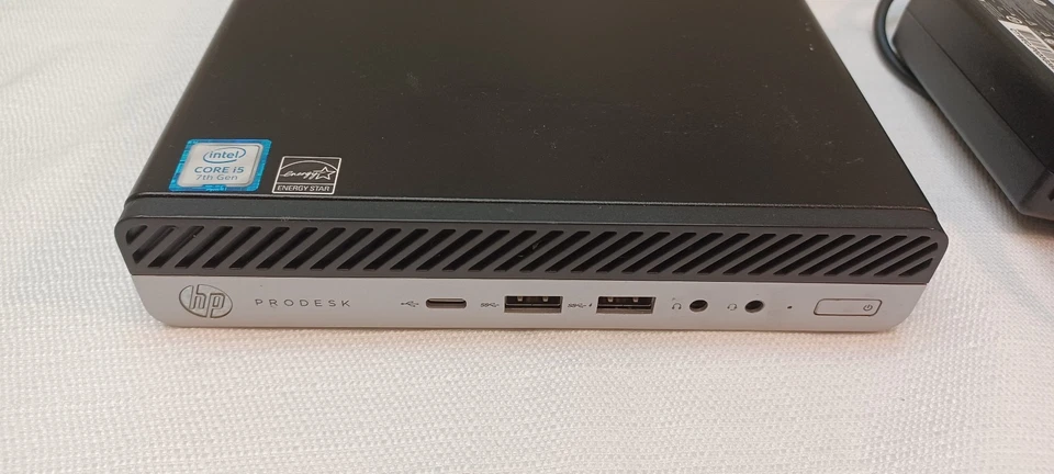 HP ProDesk 600 G3 Mini – Core i5 2.7GHz - 8GB RAM–256GB SSD - Wireless - Win10 - Image 2 of 4