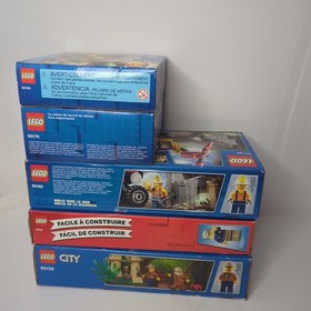 NIB Retired LEGO City Lot 60158 60178 60184 60185 10751 Helicopter Police Mining