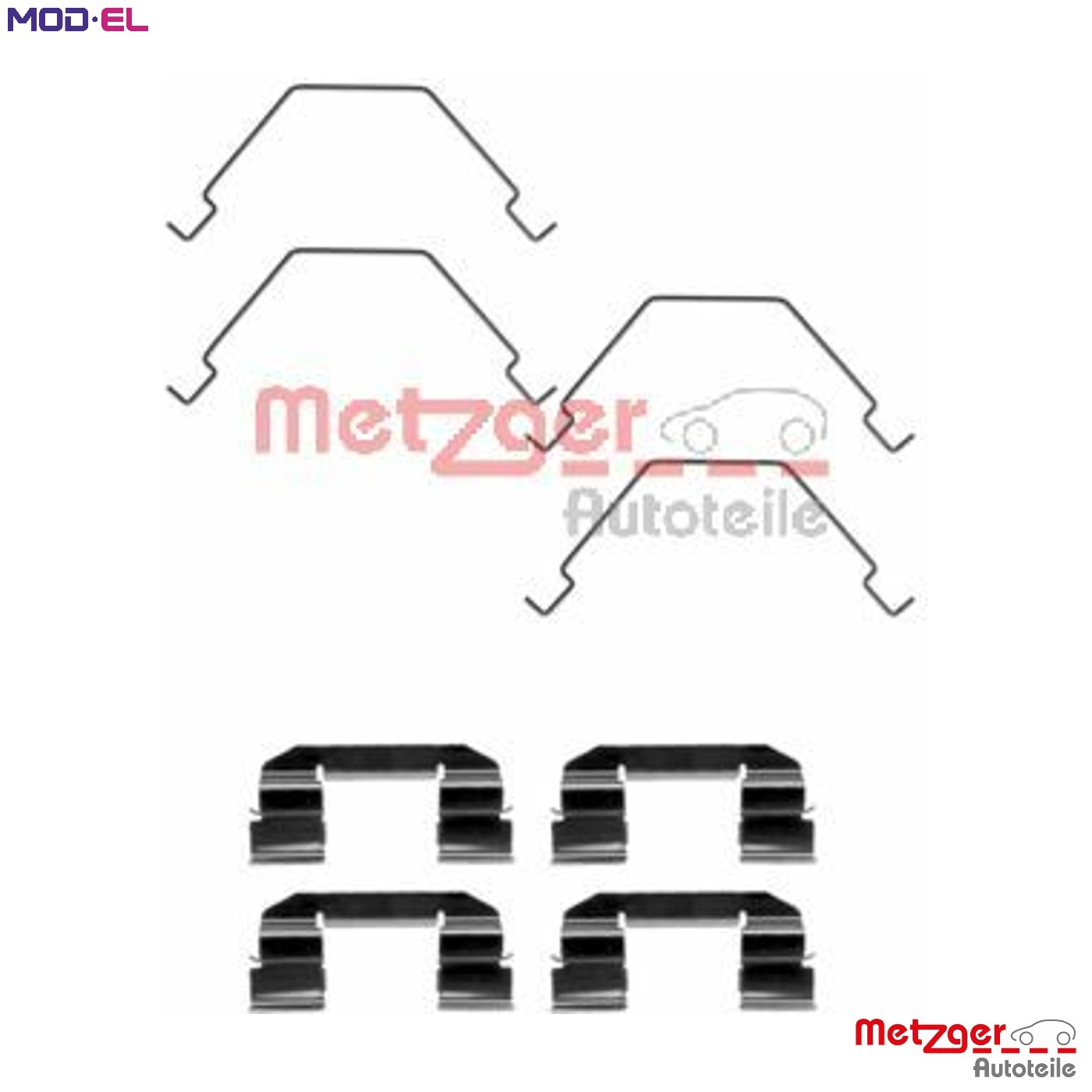 ACCESSORY KIT DISC BRAKE PAD 109-1292 FOR MAZDA FAMILIA/VI ETUDE 323/ASTINA/Mk