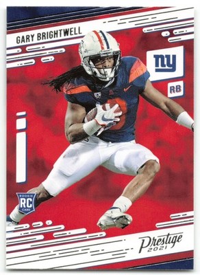2021 Panini Prestige Gary Brightwell RC New York Giants #290 Rookie