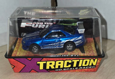 4-26 JL X-TRACTION The Fast and Furious Blue Nissan Skyline R34 HO Slot Car