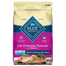 Blue Buffalo Life Protection Formula Small Breed Senior Dry Dog Food, 15-lb. Bag