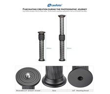 Leofoto DC-322C Carbon Fiber Add-On 2 Section Center Column