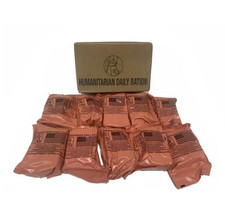 MRE Meals Ready to Eat Humanitarian Daily Rations Insp 8/25 or Later - 1 Case  