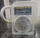 2021 $1 Silver Eagle T2 First Production PCGS MS70 Legends Life Rollie Fingers
