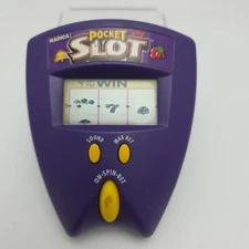1999 Radica Pocket Slot Electronic Handheld Portable Game – Purple – Tested