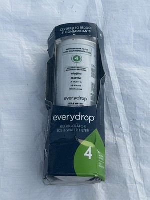 everydrop by Whirlpool Ice and Water Refrigerator Filter 4, EDR4RXD1, Single-Pac