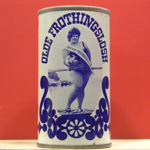 Olde Frothingslosh Beer White 12 oz Can Pittsburgh Pennsylvania 299 B/O H/G