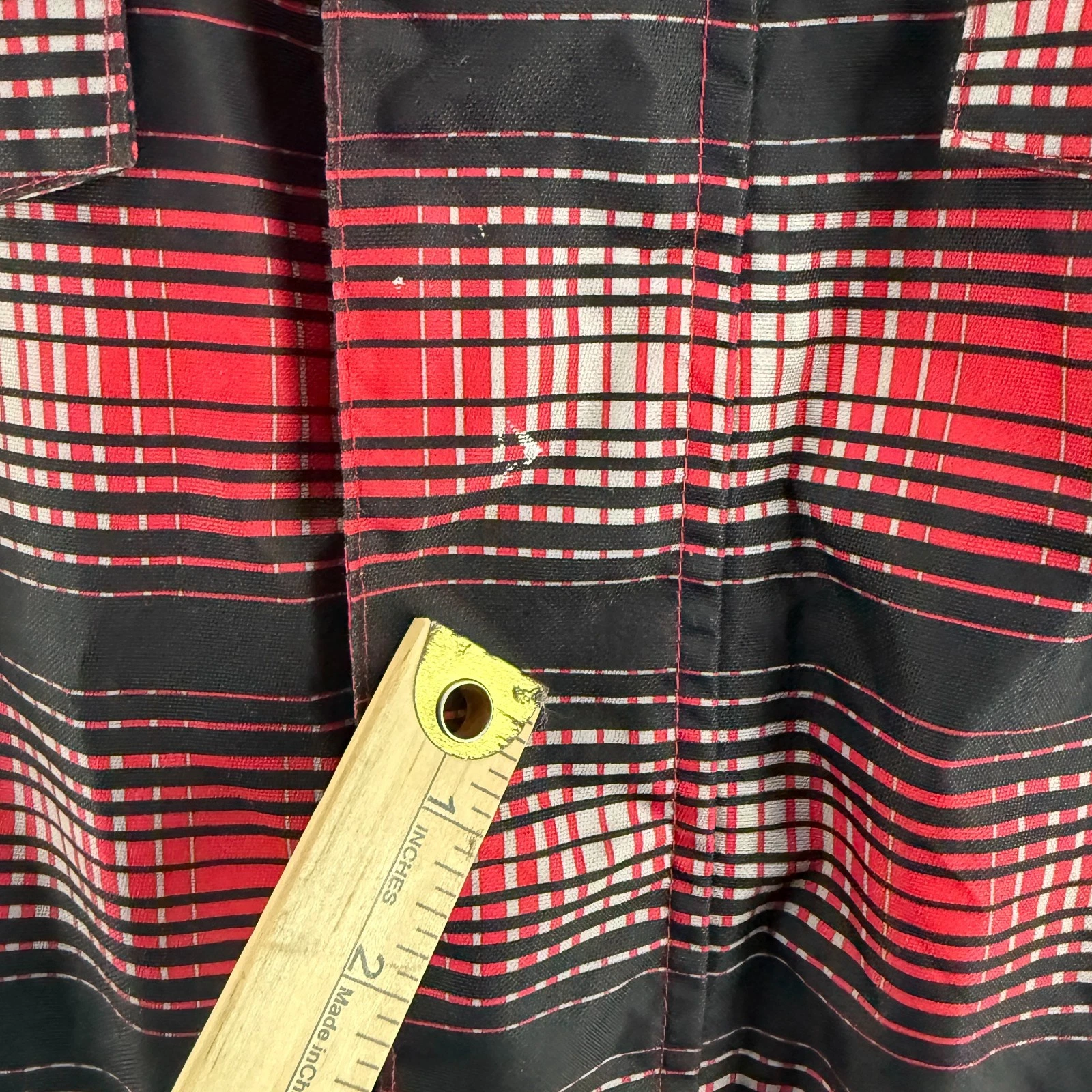 Liquid Mountain Casual Mens Medium Snowboard Ski Hooded Jacket Black Red Plaid image 5