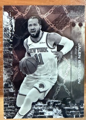 Jalen Brunson Cactus Jack Topps Chrome Base #4 2025-26 Knicks