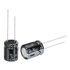 220uF 50V 10x13mm Electrolytic Capacitor Radial Leads Aluminum Capacitors 50Pcs
