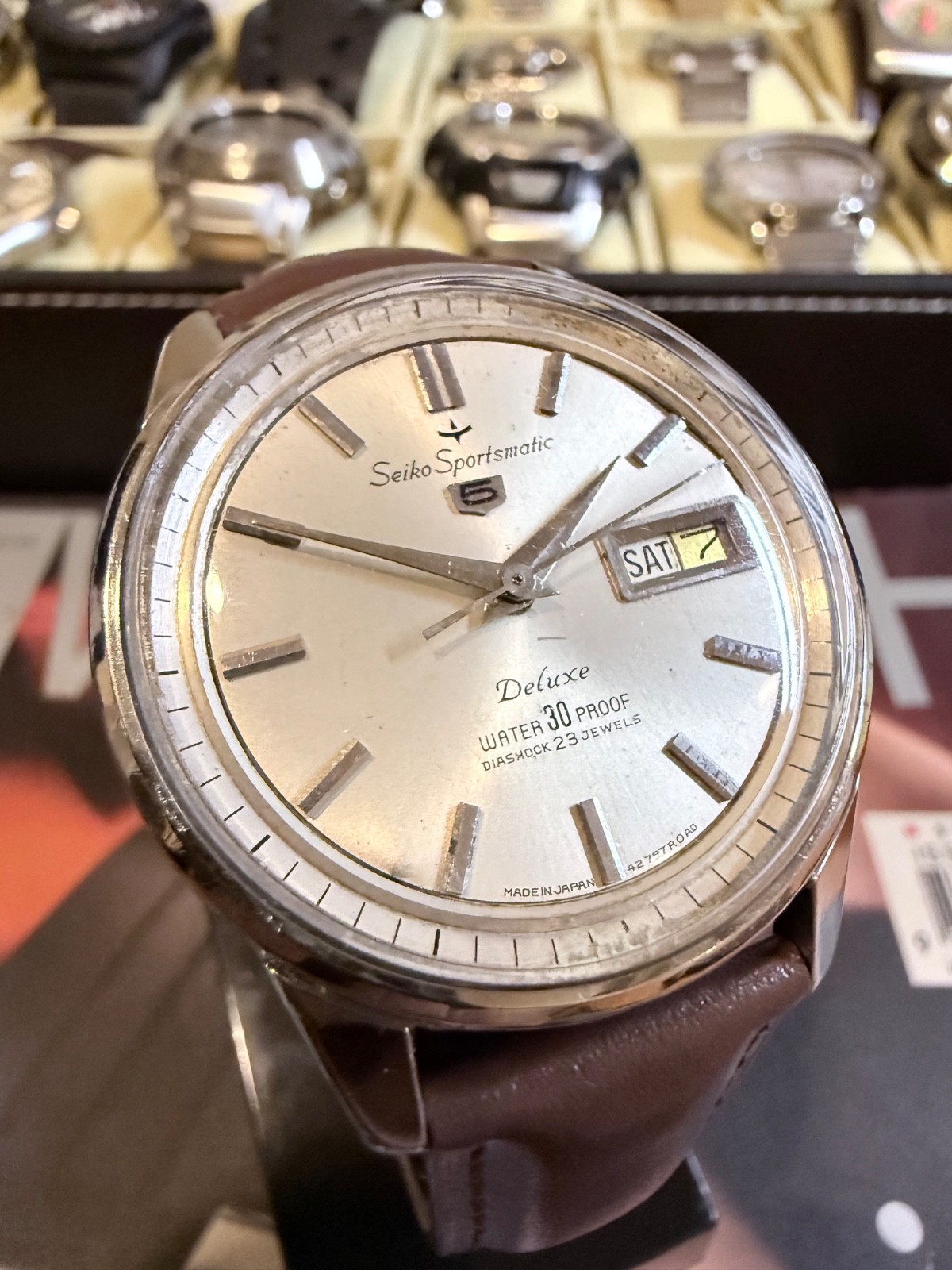 Seiko Sportsmatic 5 Deluxe. Circa late 1960s.
