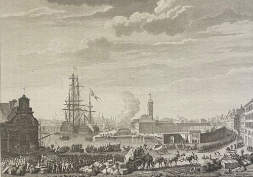 Port Of Brest Insurrection Of Leopard And L'America 1790 Brittany Revolution - Picture 1 of 8