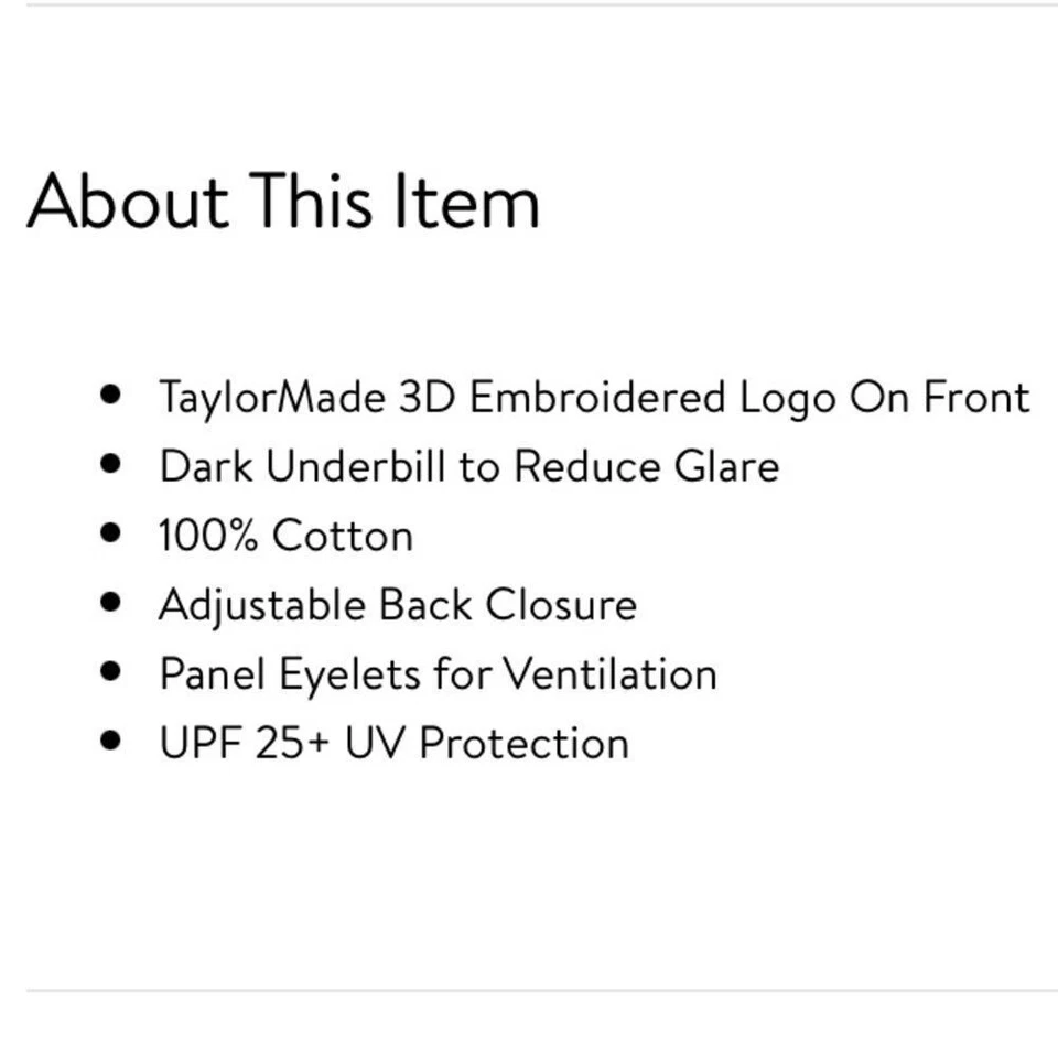 Sombrero/gorras de golf Taylor Made Foto 4 de 4