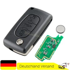 Funk Klappschlüssel Fernbedienung VA2 Für Citroen C2 C3 C4 Picasso C8 Berlingo