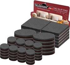 56 Non-Slip Furniture Pads Rubber Furniture Feet Anti-Scratch Floor Protection
