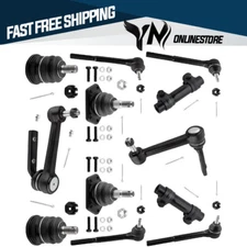 Set of 12 Kit Front LH RH Idler Arms Tie Rods Ball Joints Kit for Astro Safari