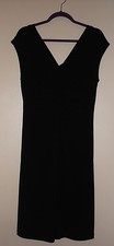 Ronni Nicole Black Jersey Sleeveless Twist Front Cocktail/evening DRESS Size 14