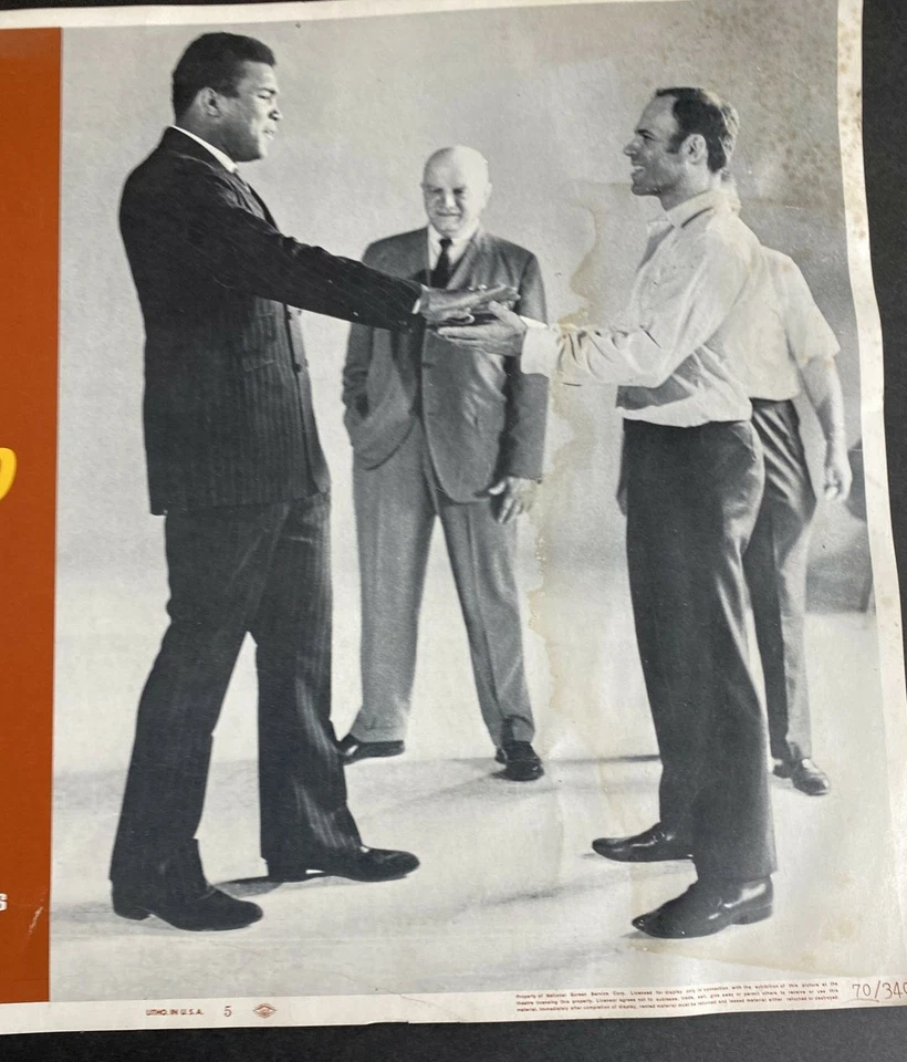 1970 Muhammad Ali a.k.a Cassius Clay Movie Boxing Lobby Card #5 Number 70/340 - Image 4 of 4