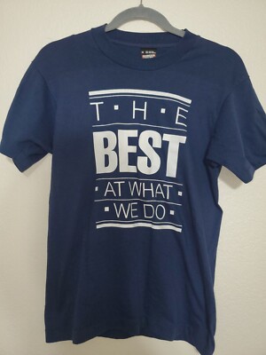 Vintage 1990s The Best At What We Do T-Shirt  Single Stitch - Size M - VTG 90s