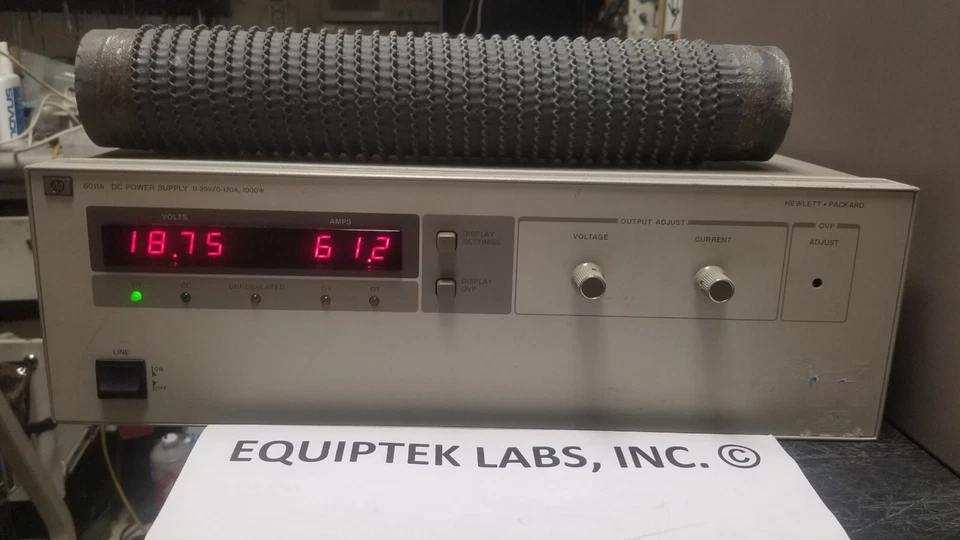 Fuente de alimentación HP6011A 20V, 120A 1000W. ¡EXCELENTE! Programable GPIB 120/240VAC OK Foto 3 de 4