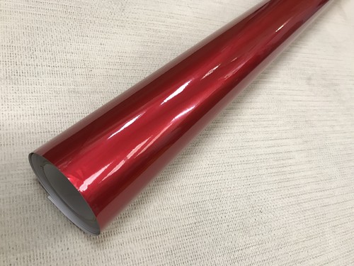 Pellicola adesiva vinile auto super lucida metallizzata ROSSO air free car wrapping UK - Foto 21 di 24