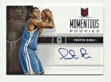 Festus Ezeli Warriors 2012-13 Momentum Basketball Auto Rookie Card #29
