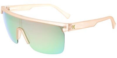 Hurley Polarized Women's Champagne Shield Sunglasses w/ Mirror Lens HSL1017O 688