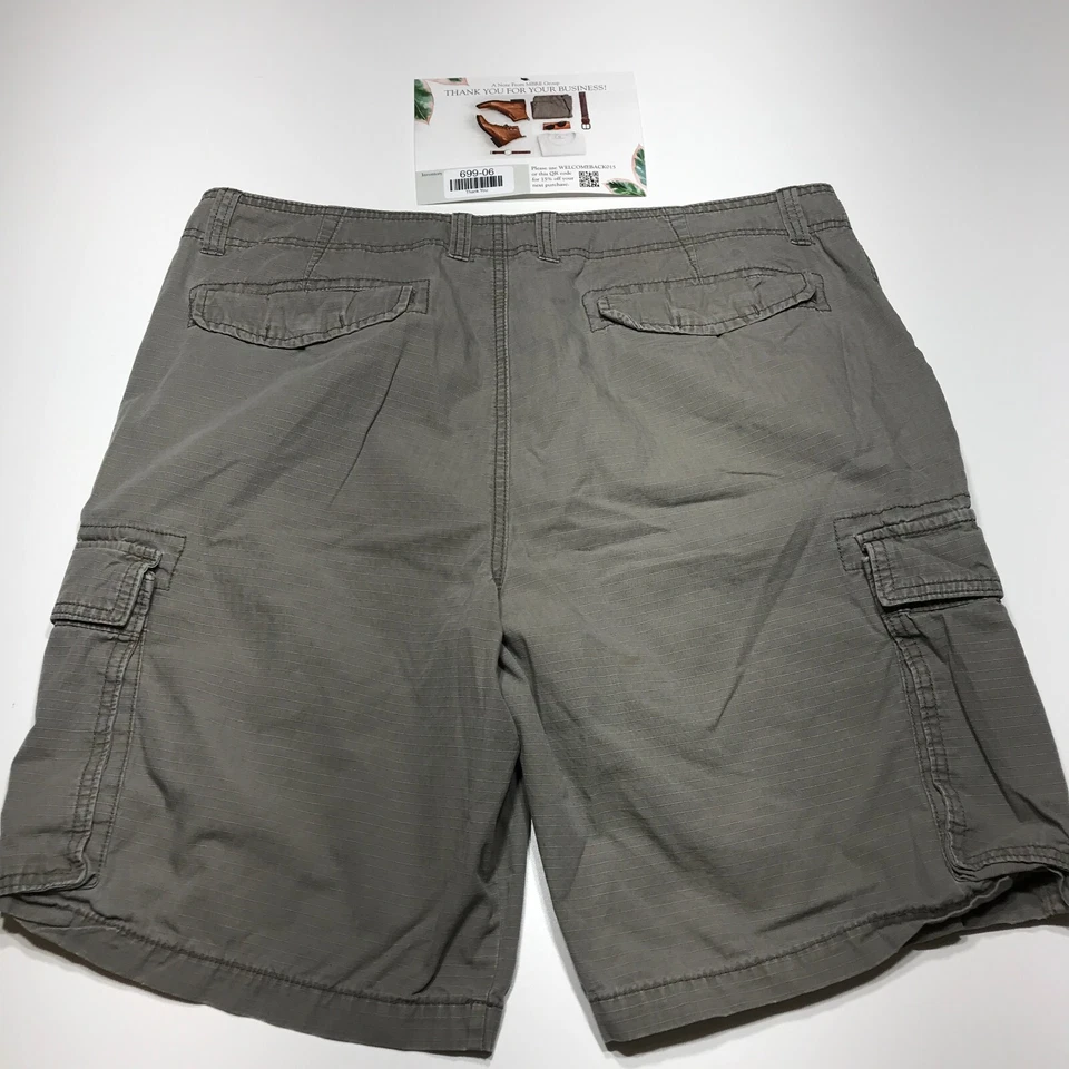 Pantalones Cortos Old Navy Para Hombre Talla 38 Marrón Cuadros Sutiles Carga Exterior 10 Pulgadas de Largo Foto 2 de 4